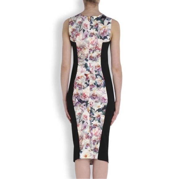 Sportmax Buono Floral Panel Bodycon Dress EUC - Picture 2 of 8